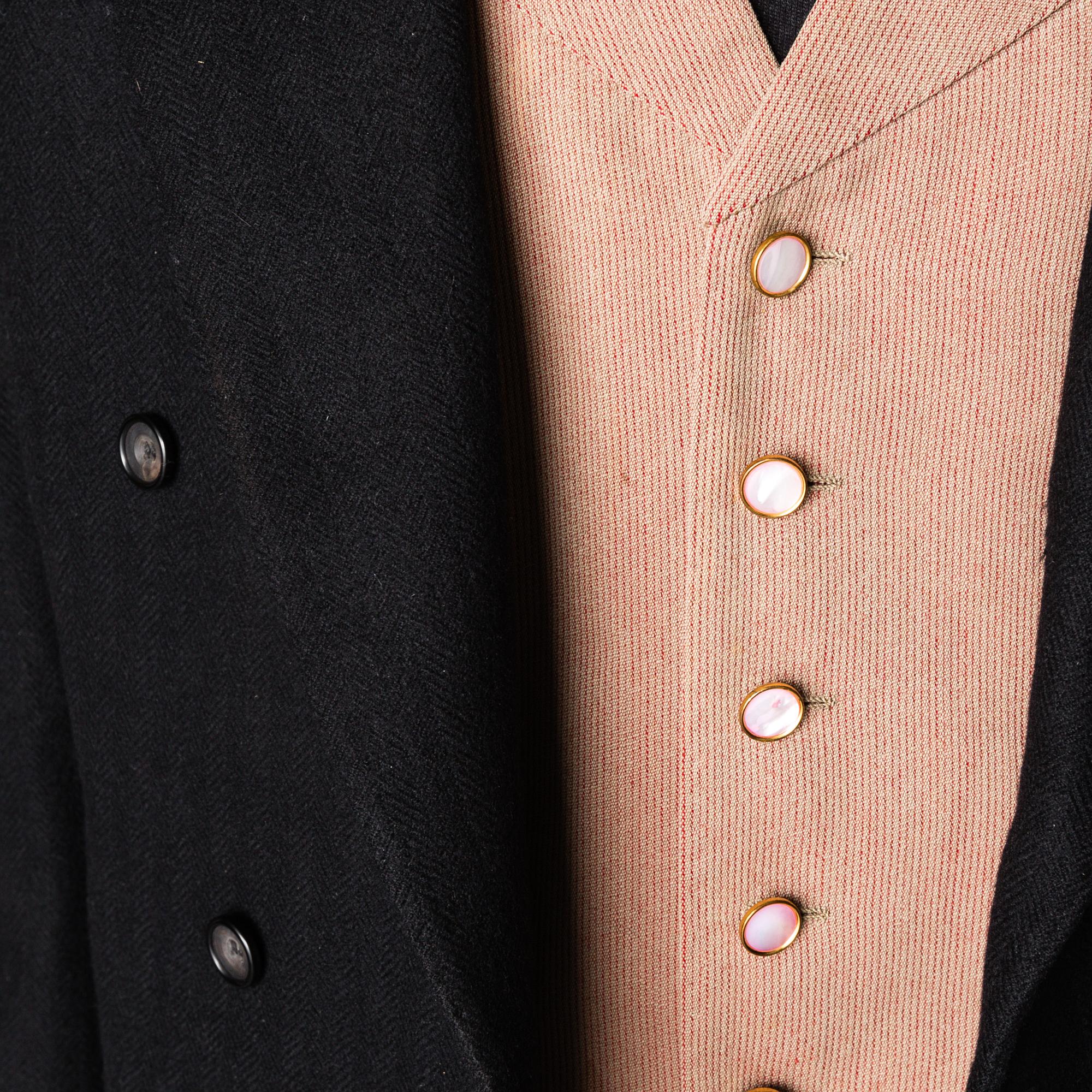Five pieces of clothing owned by Kar de Mumma, second half of the 20th Century.