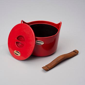 TIMO SARPANEVA, PATA, emalipinnoitettua valururautaa, Rosenlew, Suomi, 1960-1972.