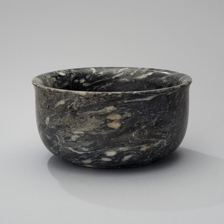 A STONE BOWL.