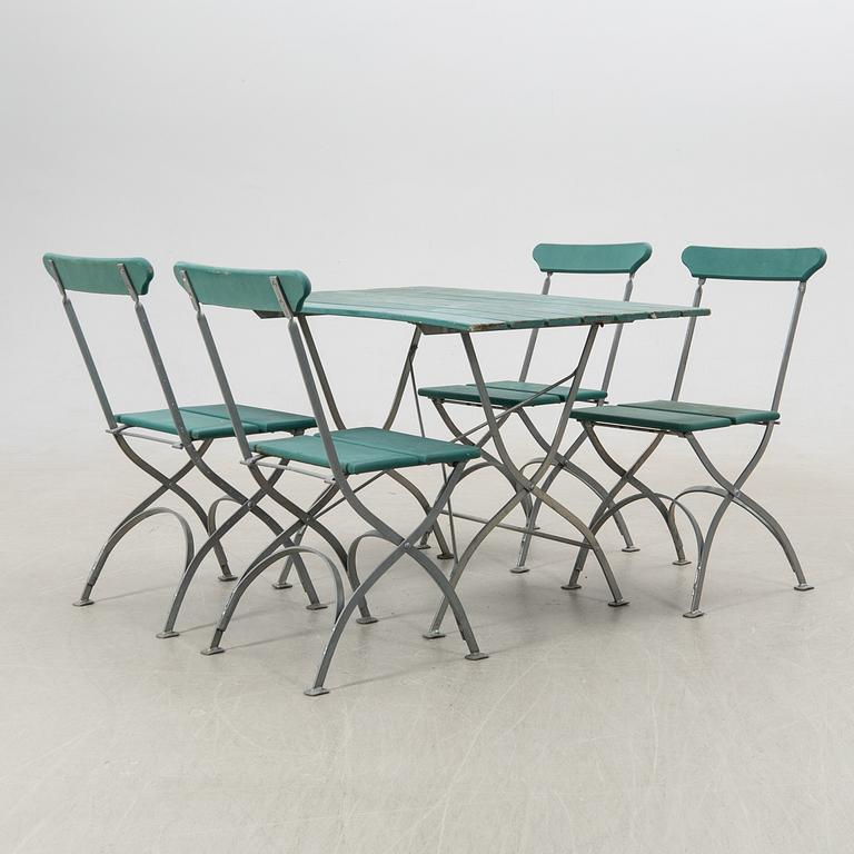 Garden group 4 pcs Grythyttan "Bryggeriserien" second half of the 20th century.