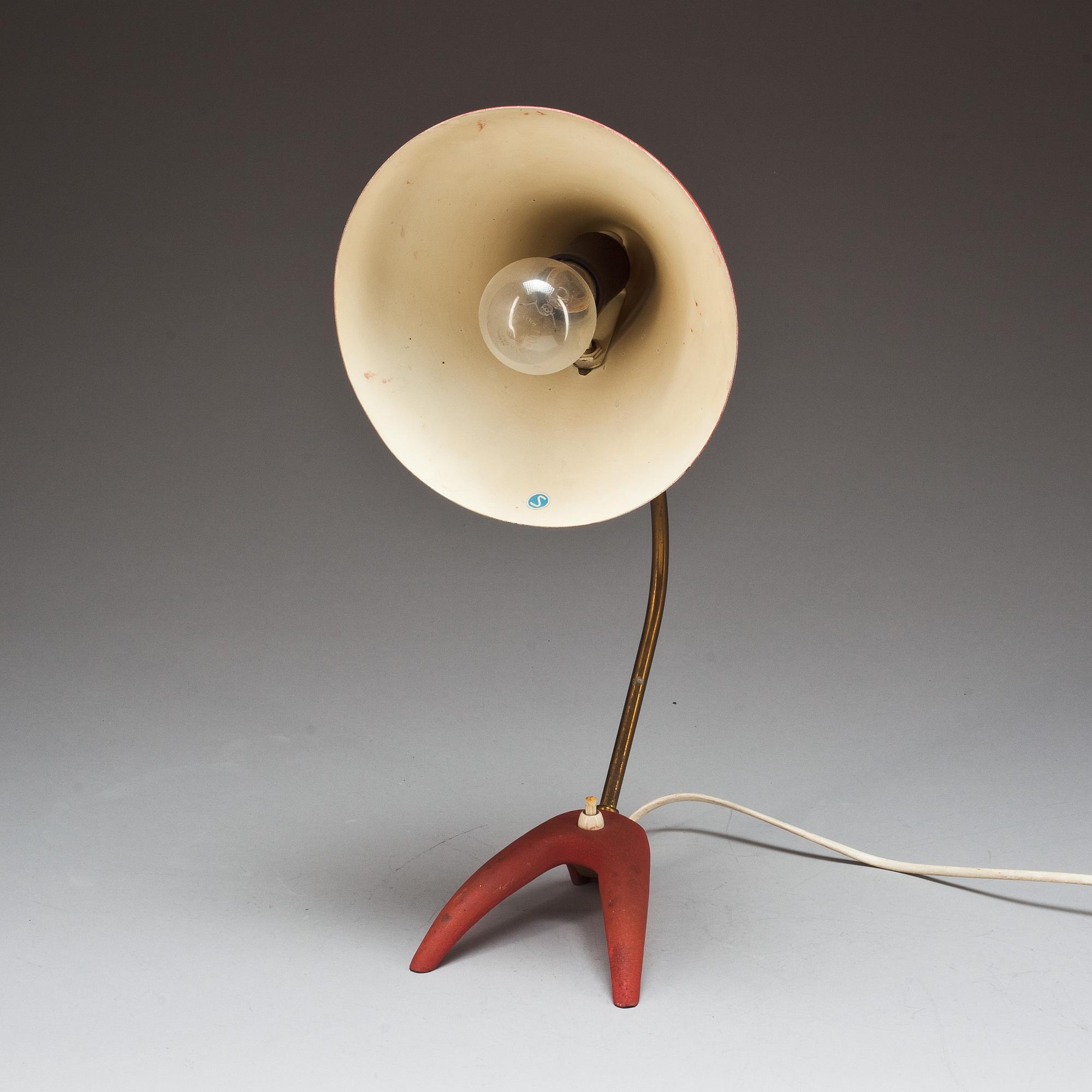 BORDSLAMPA, Ewå, Värnamo. 1900-talets mitt.