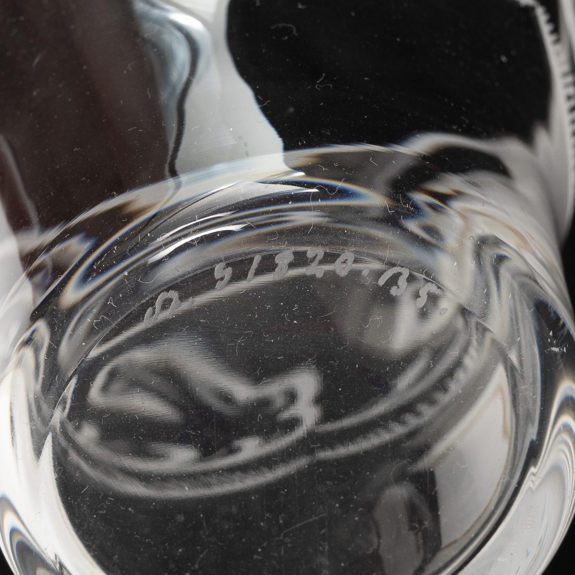Simon Gate, a 40-piece 'Molnet' glass service, Orrefors.