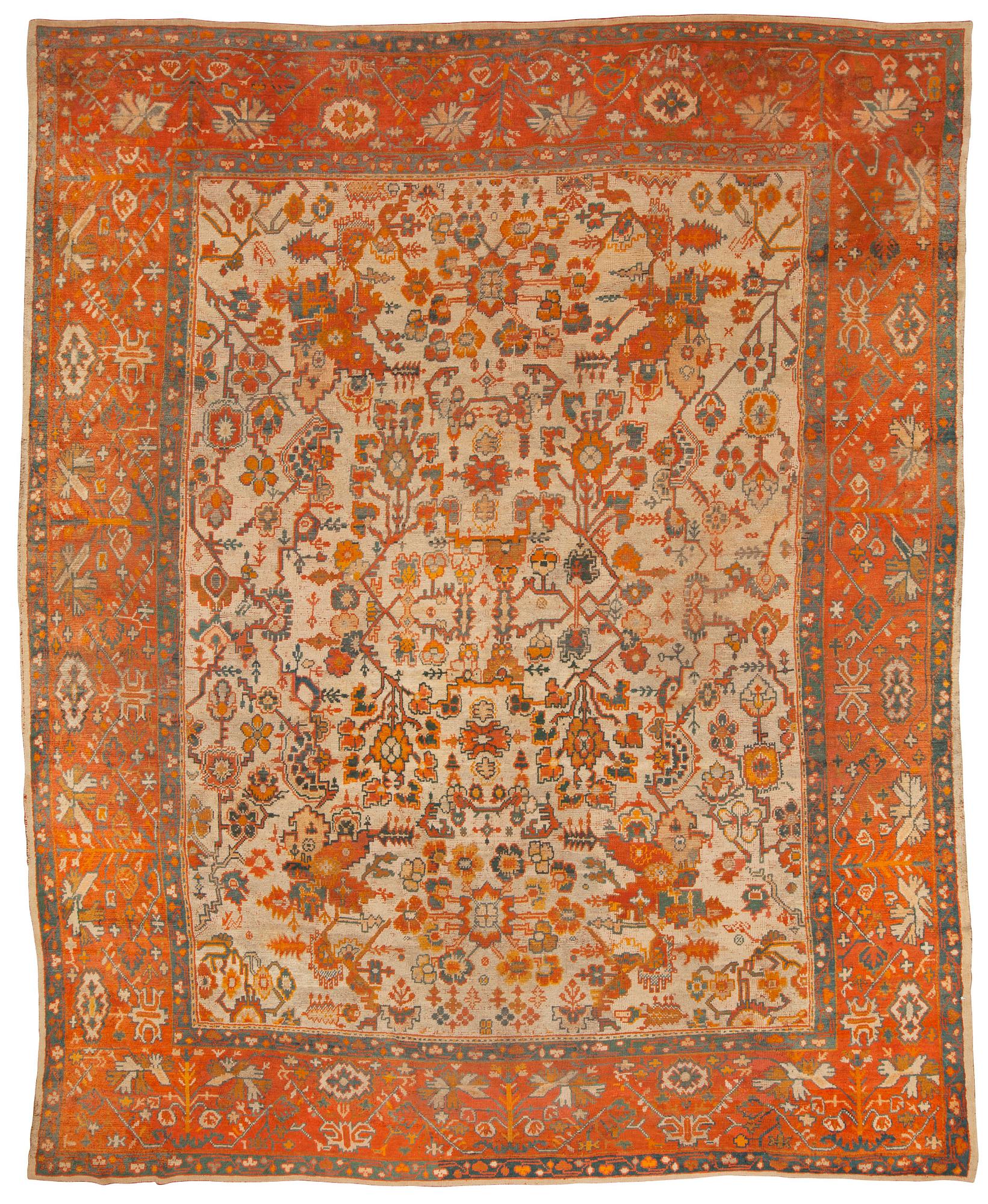 ANTIK USHAK. 489 x 413 cm.