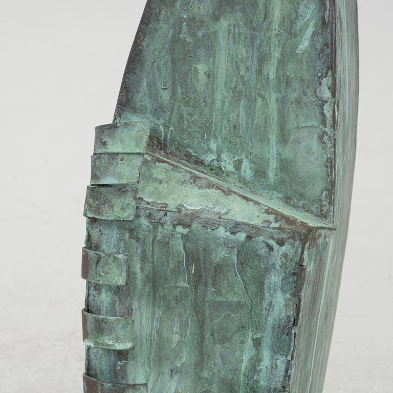 Walter Bengtsson, sculpture, green patinated bronze, signed with monogram WB and dated -58.