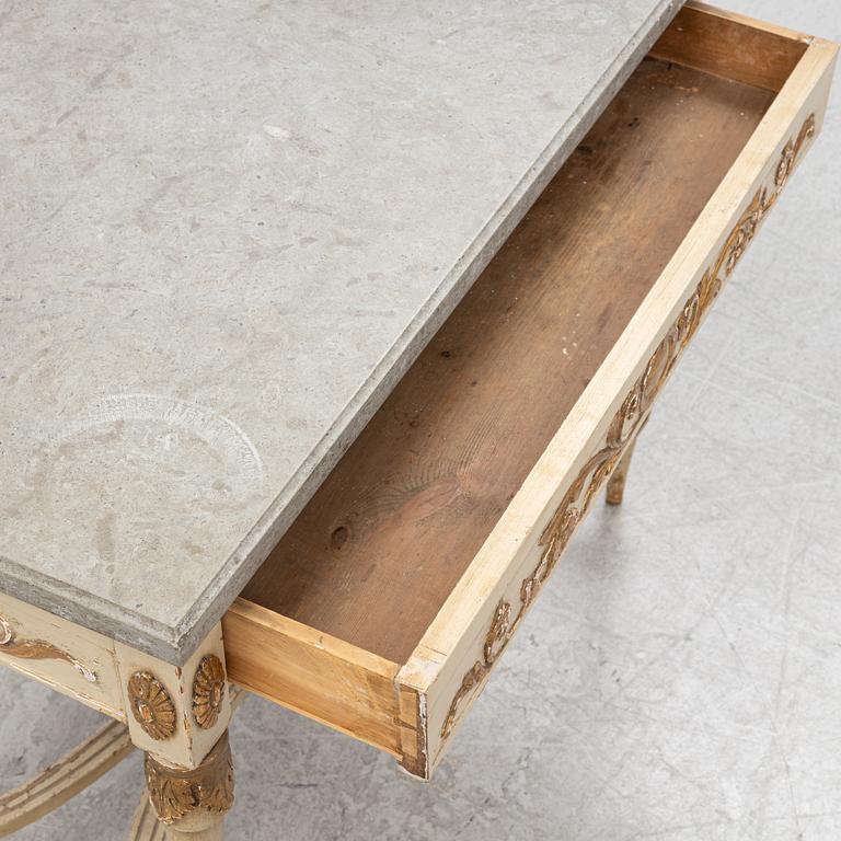 Console table, Gustavian style, second half of the 19th century.