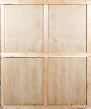 VÄGGFÄLT, 2 st, olja på duk, 1900-talets mitt.