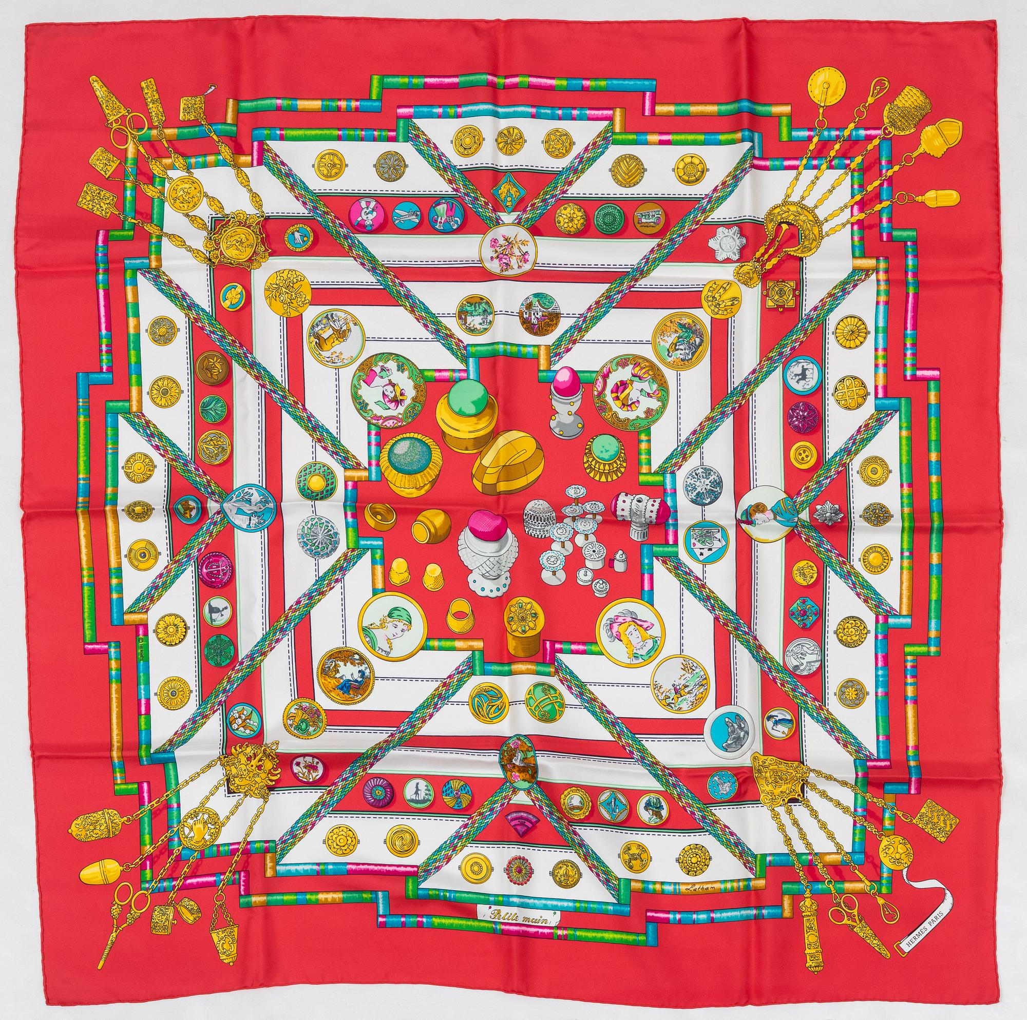 Hermès, scarf, "Petite Main".