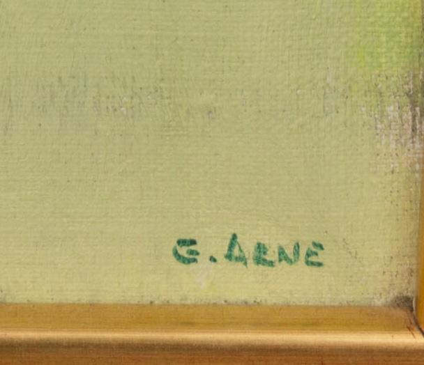 GUSTAV ARNE, olja på duk, signerad.