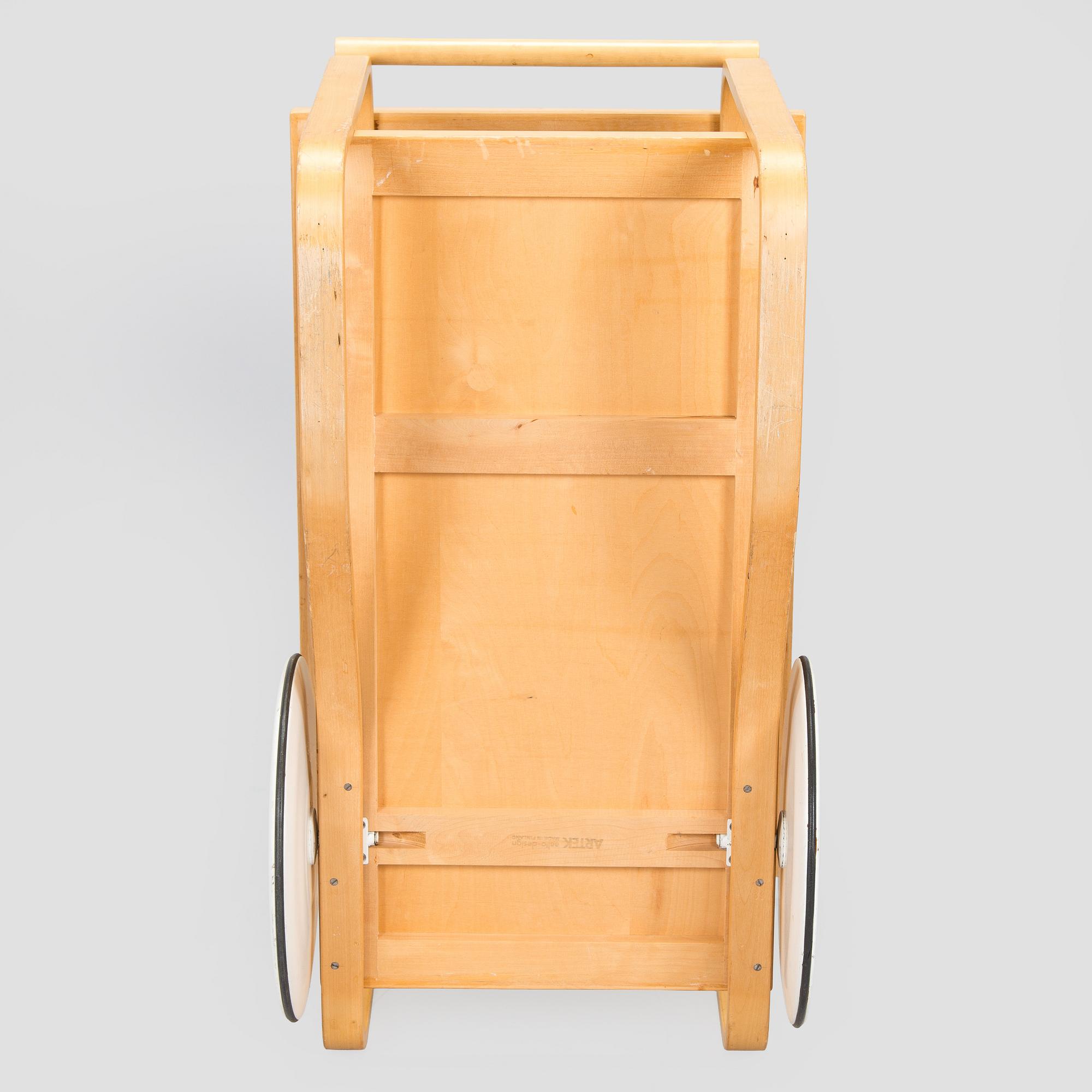 Alvar Aalto, serveringsvagn, modell 98, Artek, 1960/70-tal.