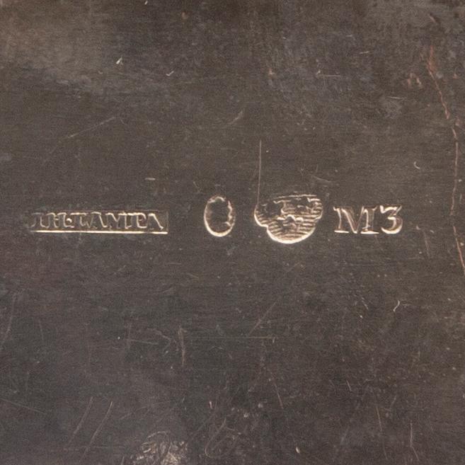 Johan Henrik Lampa, Box silver, Stockholm 1818.