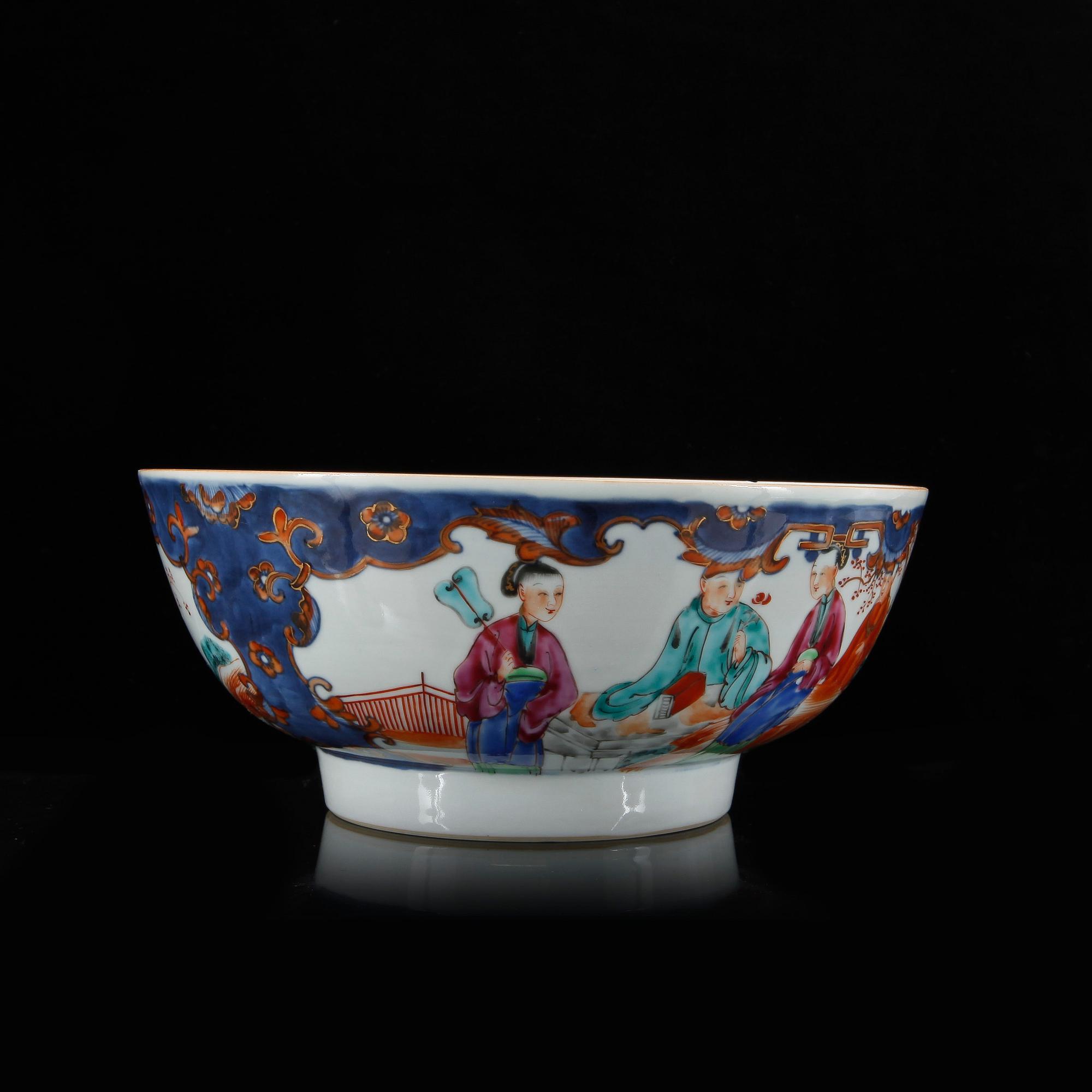 SKÅL, porslin, Kina, omkring år 1900.