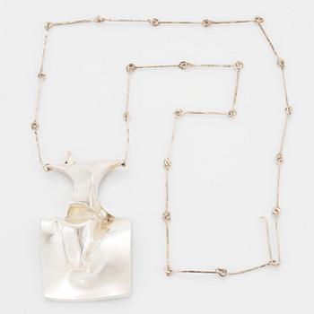 Björn Weckström, sterling silver necklace "Barbarella", Lapponia.