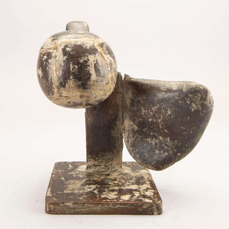 Ingemar Svensson, skulptur, koppar, signerad.
