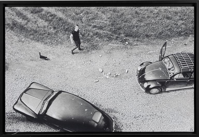 Carl Johan De Geer, photo sublimation signed and dated 1964-2007. Numbered 1/3.
