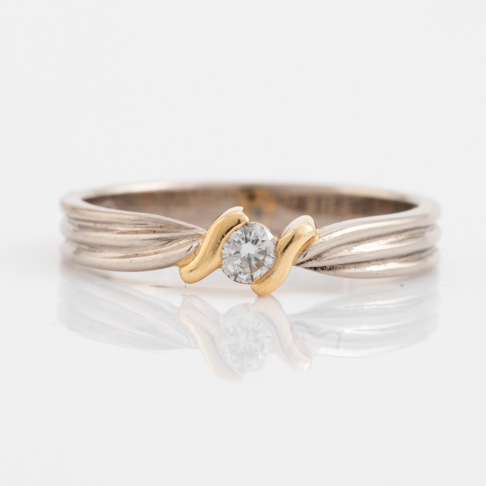 Brilliant cut diamond ring, Engelbert.