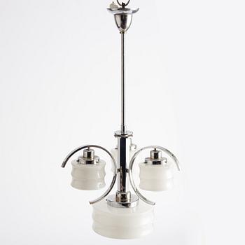 A ceiling lamp, Central Europe, mid-20th Century.