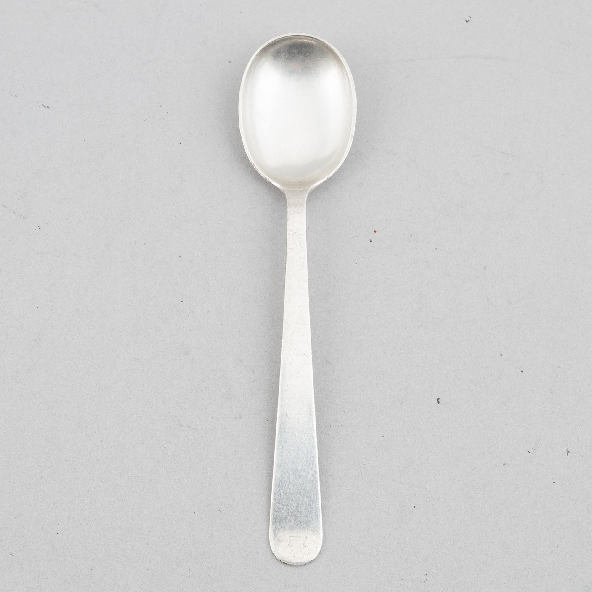 Wiwen Nilsson, napkin ring and spoon, Anders Nilsson Lund 1959.