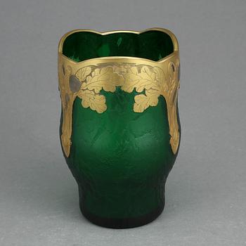 VAS, glas och mässing, märkt St Denis Paris. 1900-talets början.