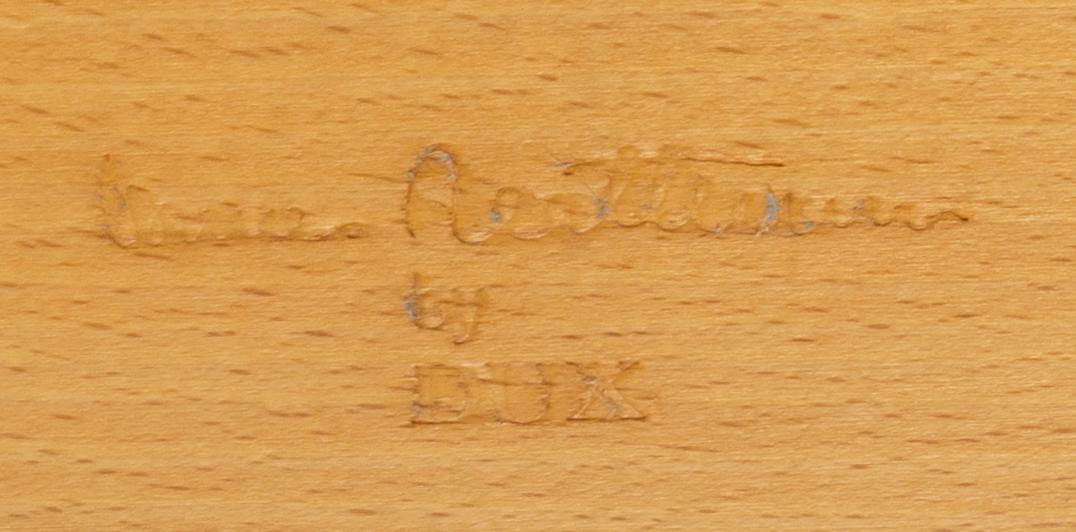 BRUNO MATHSSON, fåtölj, "Eva hög", Dux, 1900-talets slut.