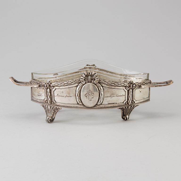 KARL ANDERSON, jardinjär, silver, 1907, vikt ca 248 g.