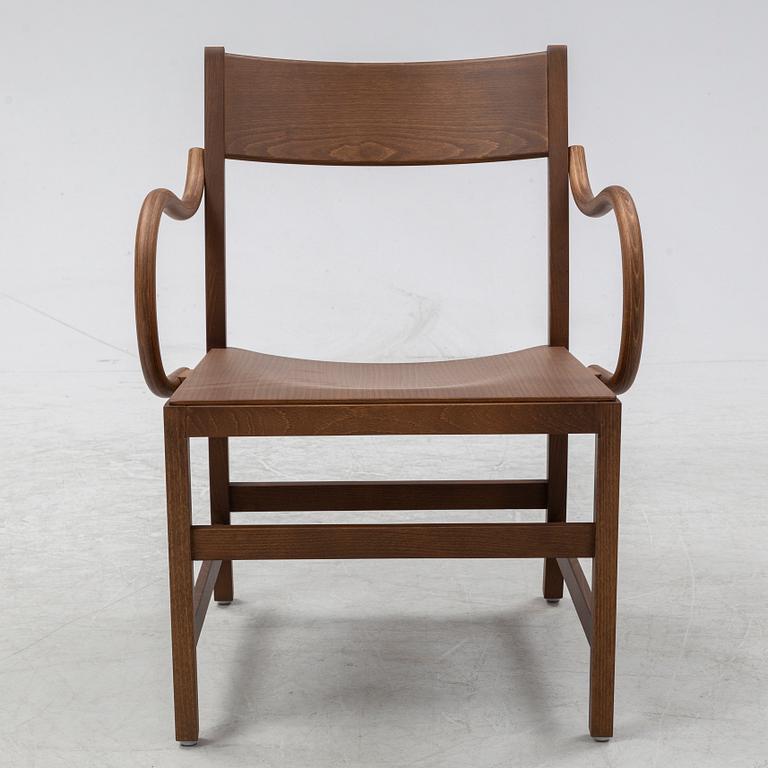 Chris Martin, a stained beech 'Waiter XL Easy chair', Massproductions.