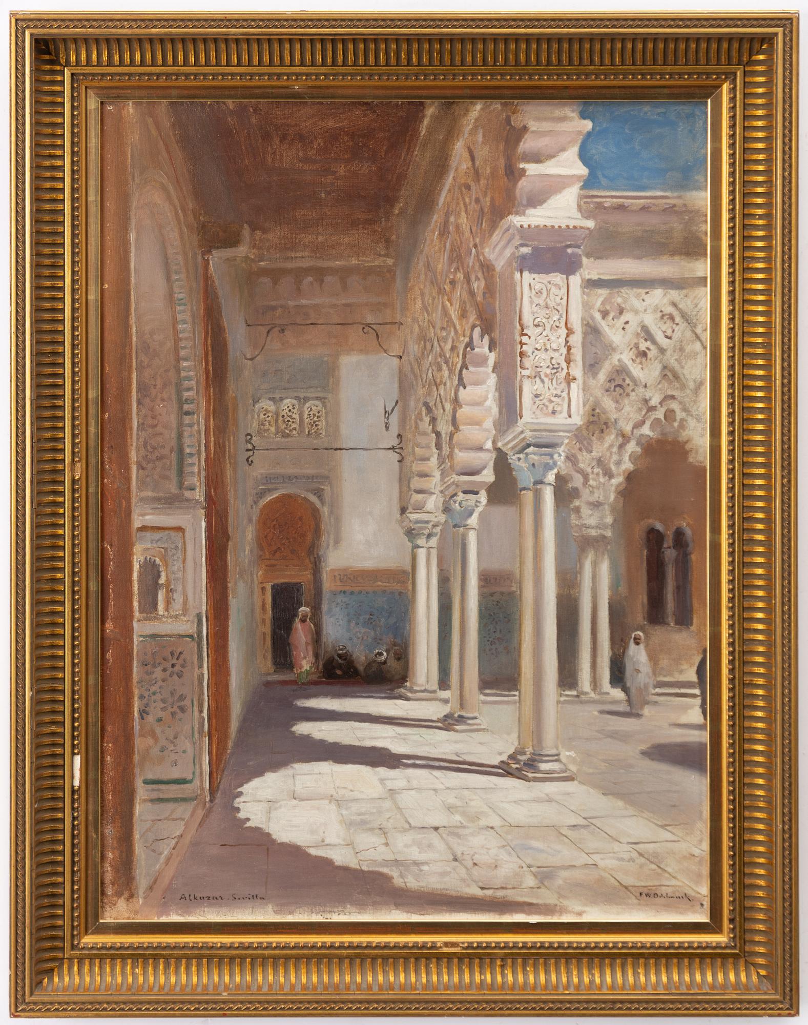 Frans Wilhelm Odelmark, "Alcázar, Seville".
