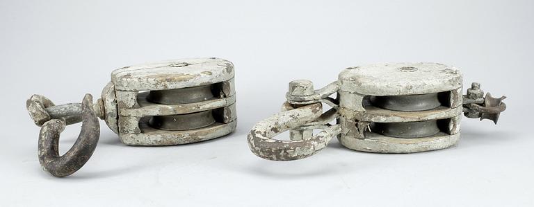 HISSBLOCK / SKOT, 2st, trä, 1800/1900-tal.