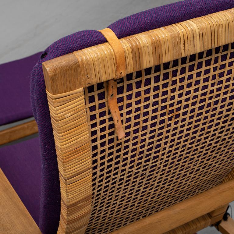 BØRGE MOGENSEN,  "Highback Easy Chair"/"Släden", model 2254, Fredericia Stolefabrik, Denmark.