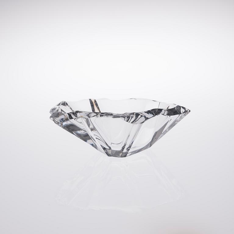 TAPIO WIRKKALA, AN ICE CUBE BOWL. Signed Tapio Wirkkala, Iittala -3847.