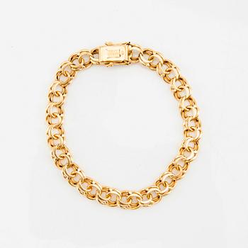 Bismarck link bracelet, 18K gold.