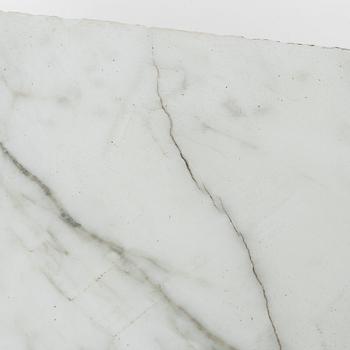 Antique-style bust, Carrara marble, 20th century.