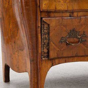 A Rococo chest of drawers, second half of the 18th century.