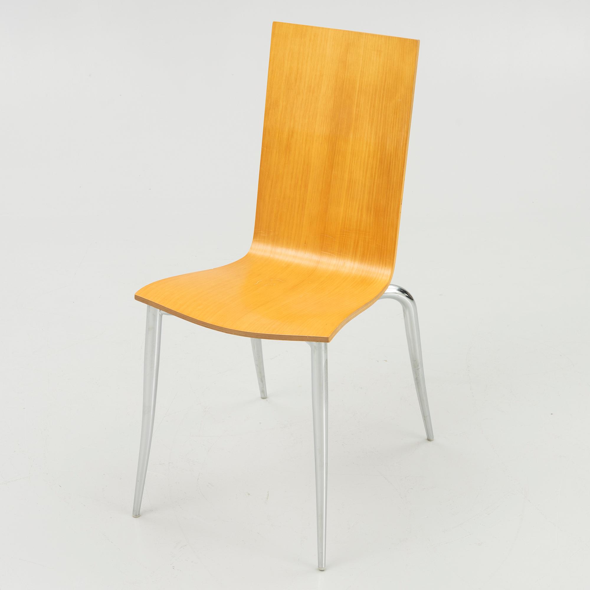 Philippe Starck, a set of six 'Olly Tango' chairs, Driade, Italy