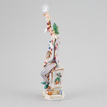 Peter Strang, a Meissen porcelain figurine, Germany.