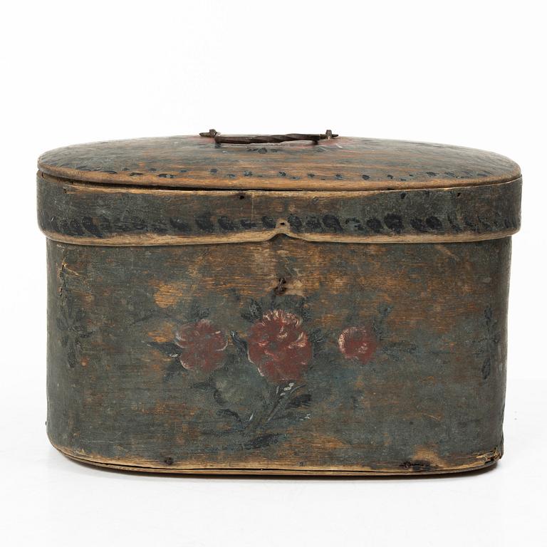 Box, folk art, 19th century.