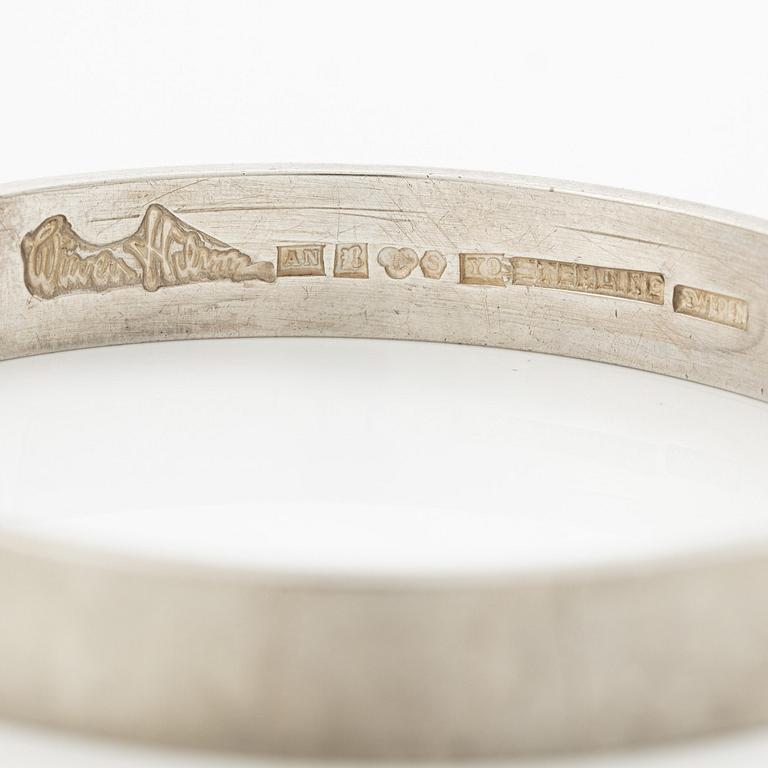 Wiwen Nilsson, a bangle, silver, Lund 1973.