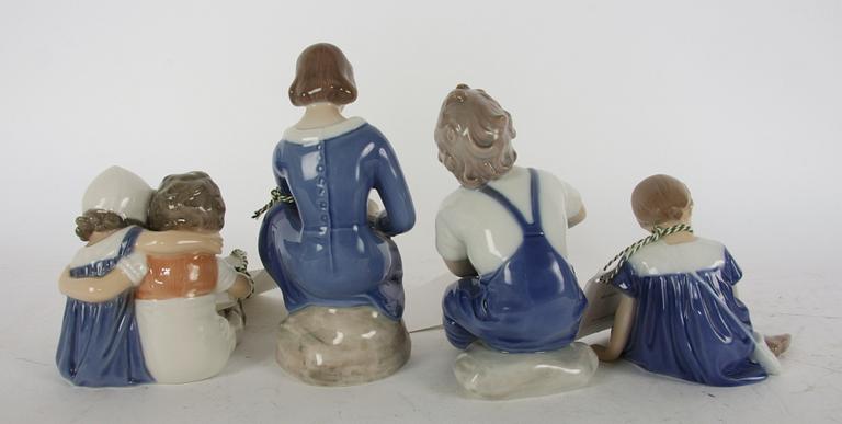 FIGURINER, 4 st, Bing & Gröndahl.