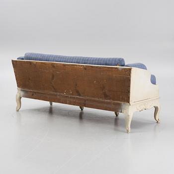 A Swedish Rococo-style sofa,  19th century.