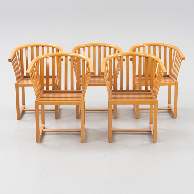 Åke Axelsson, karmstolar, 5 st, "Vaxholmaren", Gärsnäs, 1997.