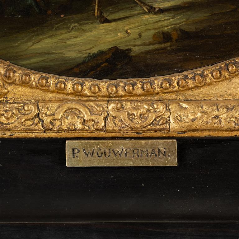 Philips Wouwerman, hans art, olja på pannå,