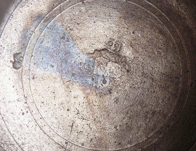 STOP, 2 st, tenn, bl a Sven Ekström, Norrköping, 1800-tal.