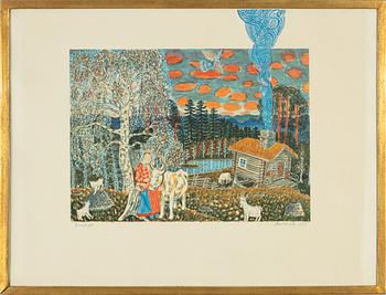 Mårten Andersson, "Gumma med ko".