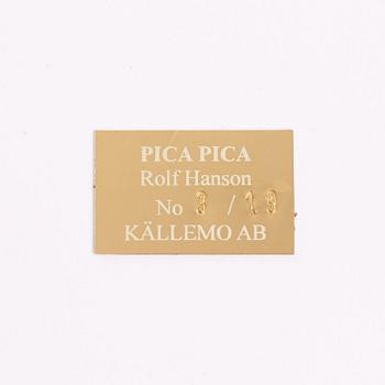 Rolf Hanson, väggskåp "Pica Pica", ed. 3/19, Källemo, efter 1998.