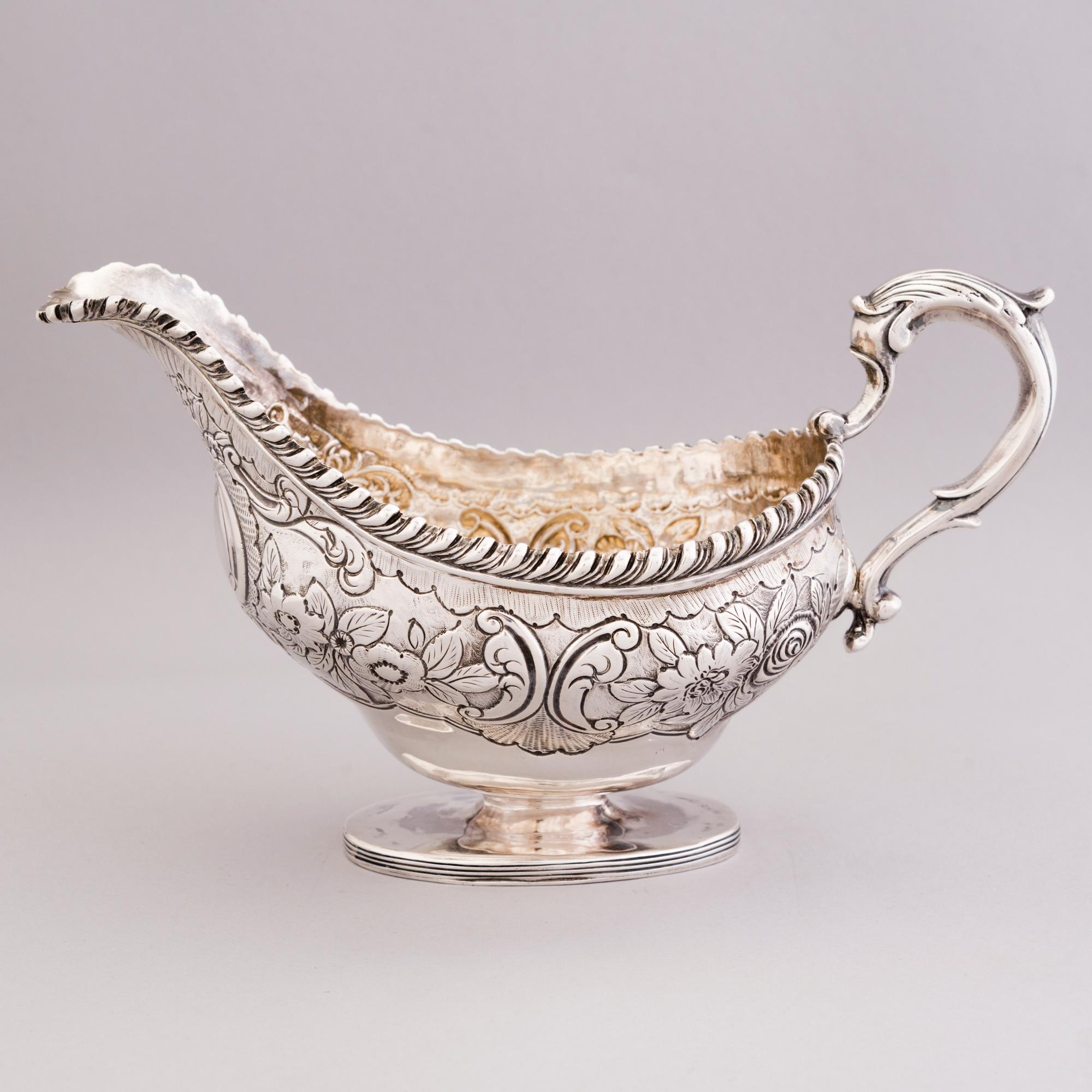ABRAHAM PETERSON, GRÄDDSNÄCKA, silver, London 1803.