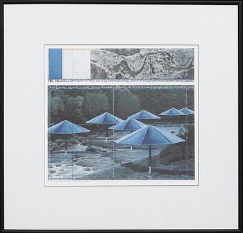 CHRISTO & JEANNE-CLAUDE, "The Umbrellas", offset print.