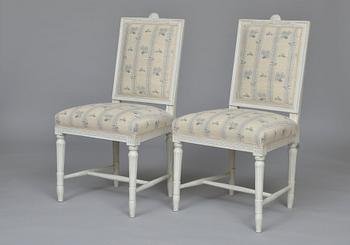 A PAIR OF CHAIRS.