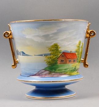 YTTERFODER, flintgods, Gustafsberg, tidigt 1900-tal.