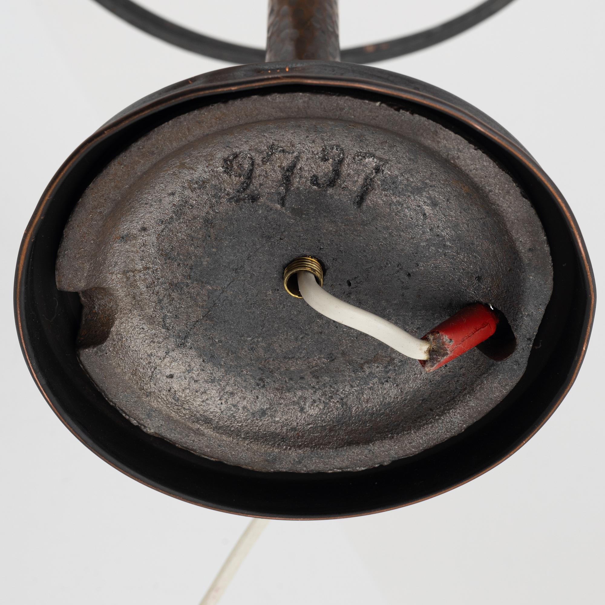 Bordslampa, jugend, 1900-talets början.