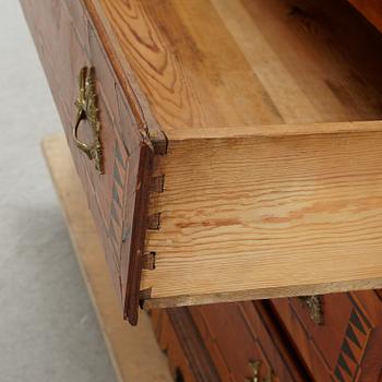 A 18th century writing cabinet.