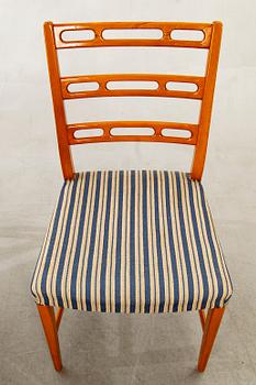 David Rosén,  stolar 4 st, ur Futura-serien för Nordiska Kompaniet, formgivna 1949.